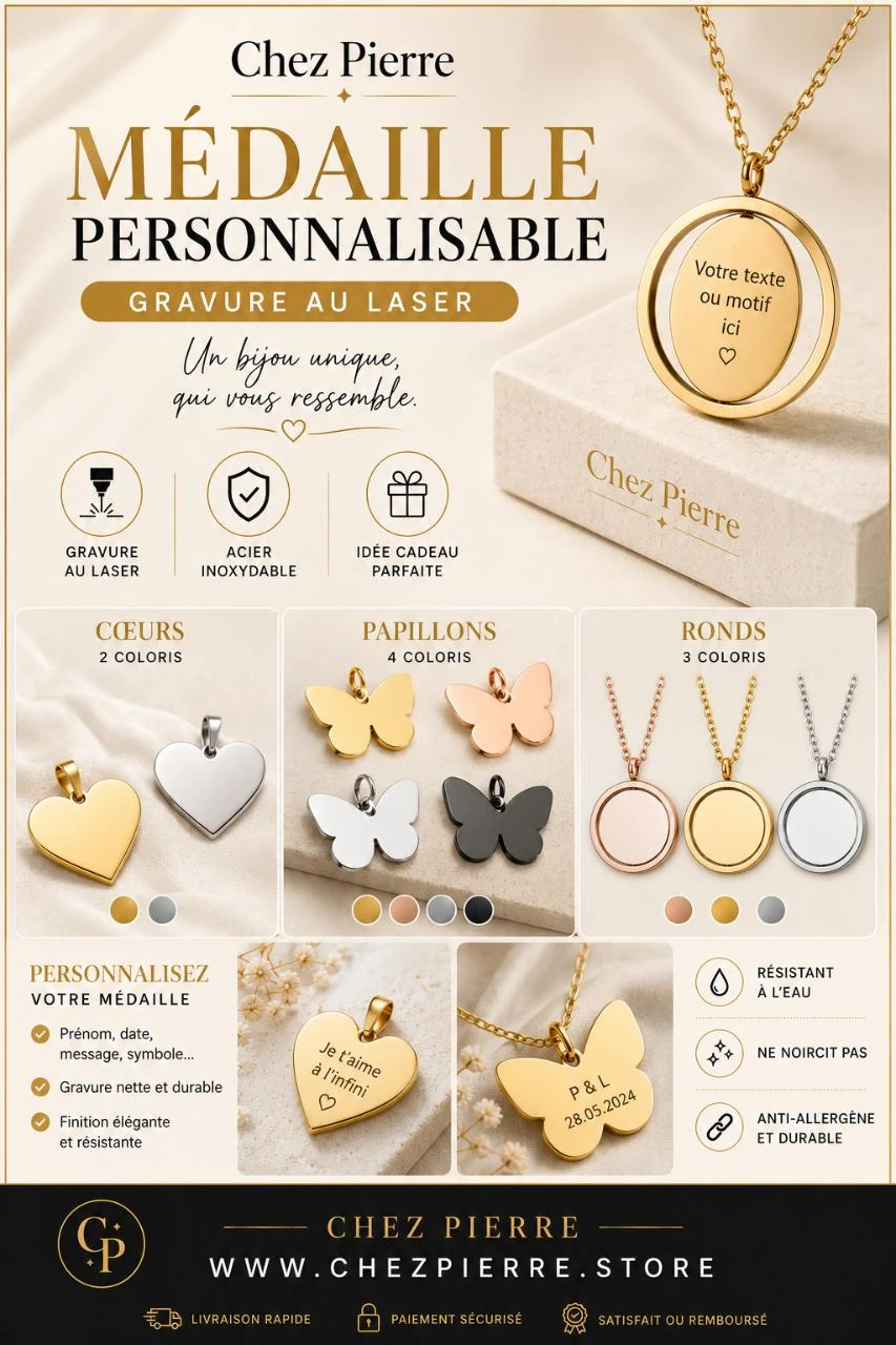 Médaille personnalisable